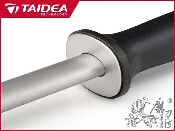 TAIDEA Diamond Sharpening Steel Flat Rod 25cm With Soft-grip Handle 4 TAIDEA Diamond Sharpening Steel Flat Rod 25cm With Soft-grip Handle - Image 2