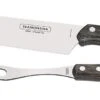 Tramontina 2-piece BBQ Carving Set - Brown Handles -BladePro Store tramontina 2 piece bbq carving set brown handles