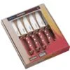 Tramontina 6-piece Steak Knife Set - Red Polywood Handles And Serrated Blades 1 Tramontina 6-piece Steak Knife Set - Red Polywood Handles And Serrated Blades -BladePro Store tramontina 6 piece steak knife set red polywood handles serrated blades