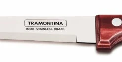 Tramontina Gaucho Set Of 6 Steak Knives 13cm With Red Polywood Handles -BladePro Store tramontina gaucho set 6 steak knives 13cm red polywood handles 3