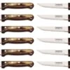 Tramontina Set Of 12 Steak Knives With Brown Handles And Serrated Blades 2 Tramontina Set Of 12 Steak Knives With Brown Handles And Serrated Blades -BladePro Store tramontina set 12 steak knives brown handles serrated blades