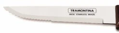 Tramontina Set Of 12 Steak Knives With Brown Handles And Serrated Blades 8 Tramontina Set Of 12 Steak Knives With Brown Handles And Serrated Blades -BladePro Store tramontina set 12 steak knives brown handles serrated blades 2