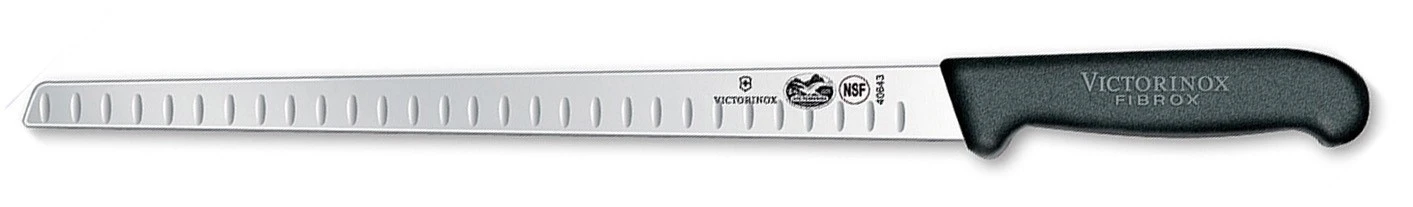 Victorinox Salmon Knife With Flexible, Fluted Blade 30cm - Fibrox Handle 3 Victorinox Salmon Knife With Flexible, Fluted Blade 30cm - Fibrox Handle
