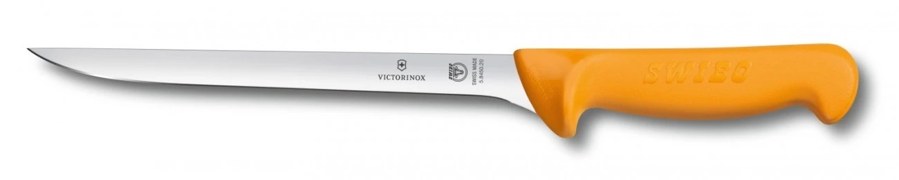 Victorinox SWIBO Pro Fillet Knife Narrow, Flexible Blade 20cm - Yellow Handle 3 Victorinox SWIBO Pro Fillet Knife Narrow, Flexible Blade 20cm - Yellow Handle