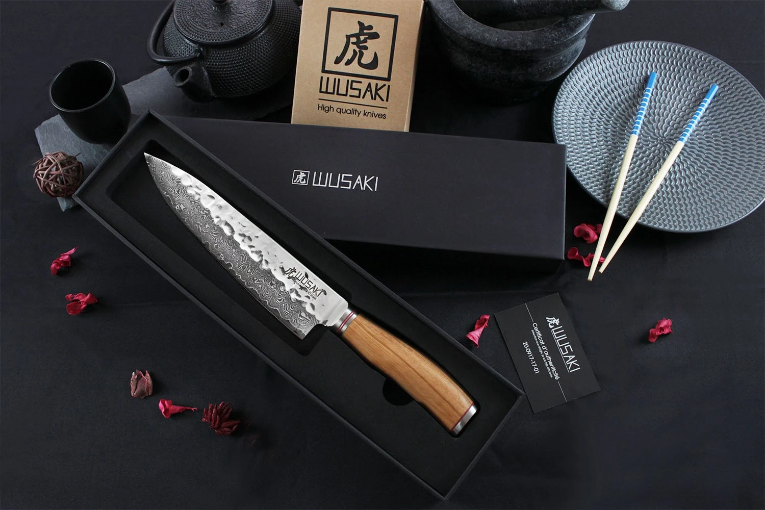 Front Page 28 Front Page -BladePro Store wusaki damas vg10 pack with chef knife 20cm whetstone 1