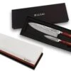 Wusaki Pakka X50 Pack With Chef Knife + Paring Knife + Whetstone 1000/3000 -BladePro Store wusaki pakka x50 pack chef knife paring knife whetstone