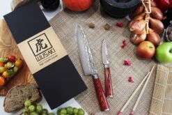 Wusaki Pakka X50 Pack With Chef Knife + Paring Knife + Whetstone 1000/3000 15 Wusaki Pakka X50 Pack With Chef Knife + Paring Knife + Whetstone 1000/3000 -BladePro Store wusaki pakka x50 pack chef knife paring knife whetstone 3