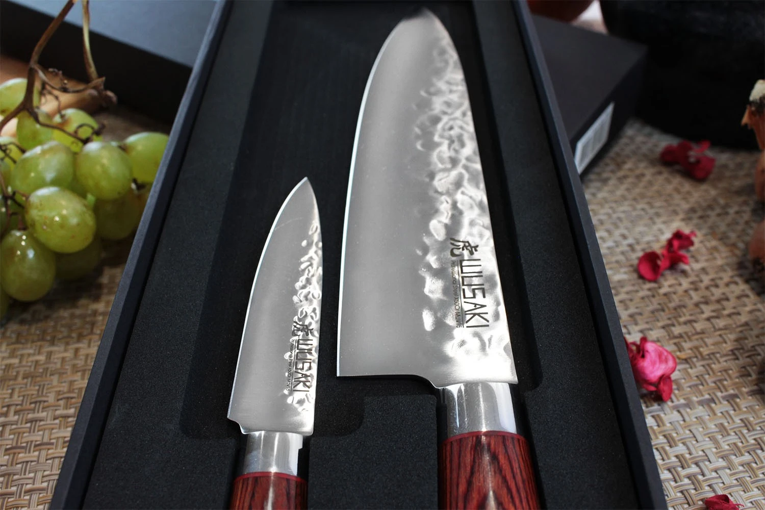 Wusaki Pakka X50 Pack With Chef Knife + Paring Knife + Whetstone 1000/3000 9 Wusaki Pakka X50 Pack With Chef Knife + Paring Knife + Whetstone 1000/3000 - Image 7