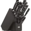 Wusthof Classic 12-piece Knife Block Made Ash Wood In Black Colour