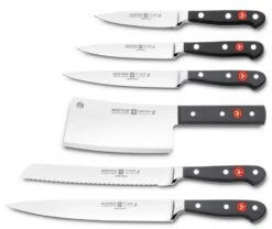 Wusthof Classic 12-piece Knife Block Made Ash Wood In Black Colour -BladePro Store wusthof classic 12 piece knife block 2