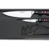 Wusthof Classic 2-piece Knife Set + Manual Sharpener - Limited Edition -BladePro Store wusthof classic 2 piece knife set manual sharpener limited edition christmas 2016