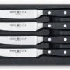 Wusthof Classic 4-piece Steak Knife Set With Plain Edge Blades -BladePro Store wusthof classic 4 piece steak knife set