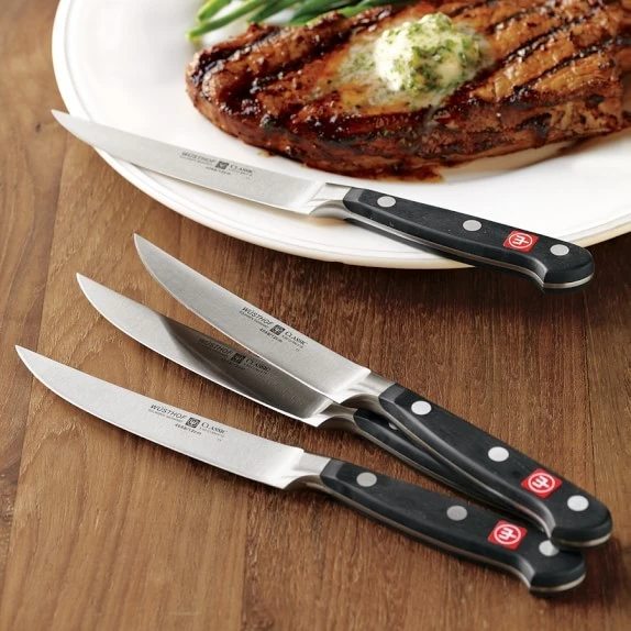 Wusthof Classic 4-piece Steak Knife Set With Plain Edge Blades 7 Wusthof Classic 4-piece Steak Knife Set With Plain Edge Blades - Image 5