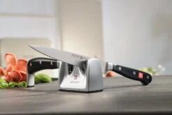 Wusthof Classic Ikon 2-Stage Knife Sharpener - Ceramic & Diamond Rods -BladePro Store wusthof classic ikon 2 stage manual knife sharpener ceramic diamond rods 4