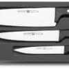 Wusthof Gourmet Knife Set: 1 Chef Knife 20cm, 1 Carving Knife 16cm And 1 Utility Knife 12cm 1 Wusthof Gourmet Knife Set: 1 Chef Knife 20cm, 1 Carving Knife 16cm And 1 Utility Knife 12cm -BladePro Store wusthof gourmet 3 piece knife set